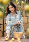 RADIANT EMBROIDERED ORGANZA SLEEVES BORDER